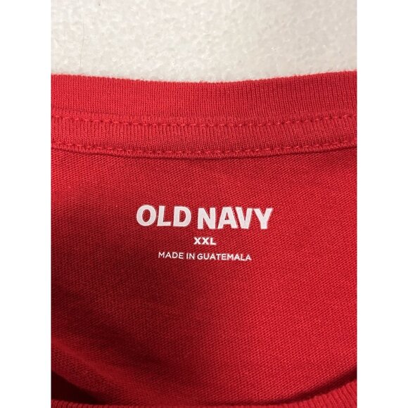 5 Adult XXL Old Navy Graphic Tees Holiday Nature Prints Hello Kitty Peanuts USA - Picture 12 of 15